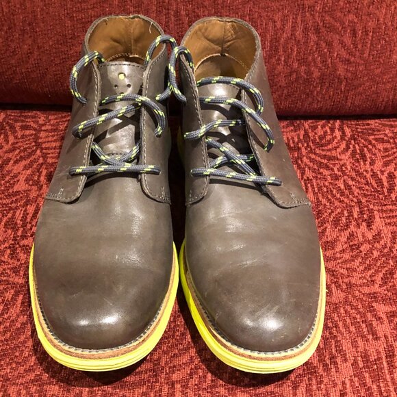 Cole Haan Men's Grand OS Chukka book - Grey and key lime - Picture 16 of 16